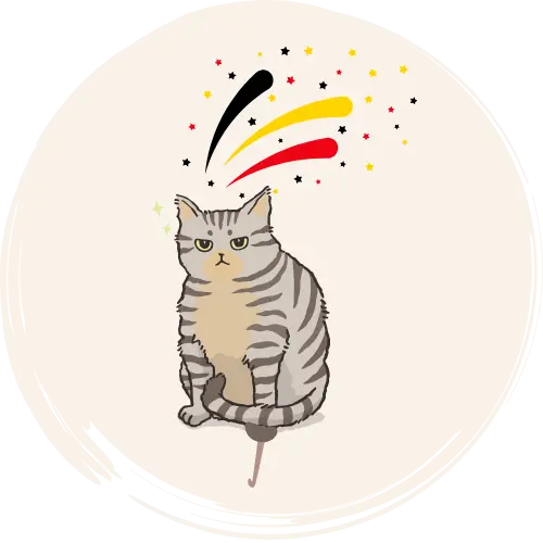 Image représentant la mascotte de Hook Atelier avec un drapeau belge