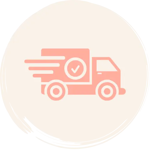 Un dessin qui représente un camion de livraison gratuite